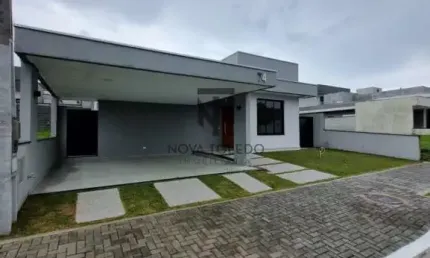 CASA TÉRREA VENDA/LOCAÇÃO - 162m² - 3 DORMITÓRIOS 1 SUÍTE - RESERVA ARUANÃ - BAIRRO FLORESTA
