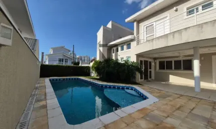 Casa Condomínio - Parque Residencial Aquarius - Residencial Condomínio Sunset Park - 4 Suítes completas - 541m².