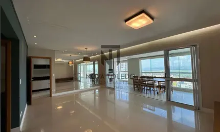 Apartamento para venda e locação - 4 suítes, 194 metros, sala ampla, sacada gourmet em condomínio clube - jardim aquarius.