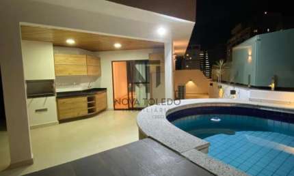 LINDA COBERTURA DUPLEX Á VENDA - 3 DORMITÓRIOS 2 SUÍTES - PISCINA PRIVATIVA - JARDIM AQUARIUS