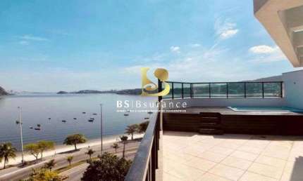 Cobertura com 4 dormitórios, 240 m² - venda por R$ 2.200.000 ou aluguel por R$ 18.430/mês - Charitas - Niterói/RJ