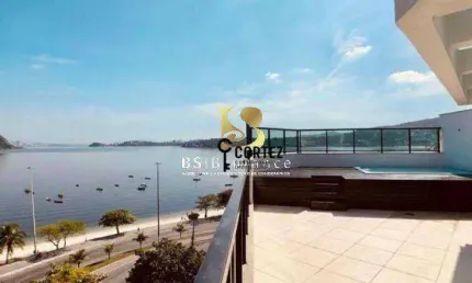 Cobertura com 4 dormitórios, 240 m² - venda por R$ 2.200.000 ou aluguel por R$ 18.430/mês - Charitas - Niterói/RJ
