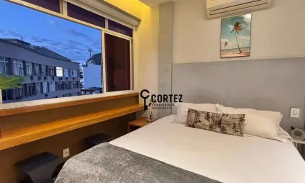 Apartamento com 1 dormitório à venda, 32 m² por r$ 950.000 - ipanema - rio de janeiro/rj