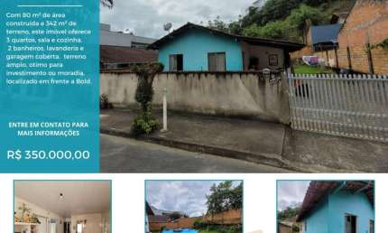 Casa à venda no bairro João Pessoa – Jaraguá do Sul!**