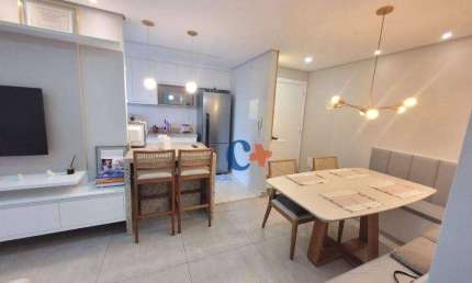 Apartamento com 2 dormitórios à venda, 60 m² por R$ 550.000,00 - Brisa da Mata - Manacás - Paulínia/SP