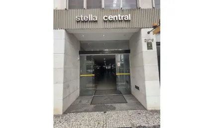 Excelente sala com garagem no edifício stella central!