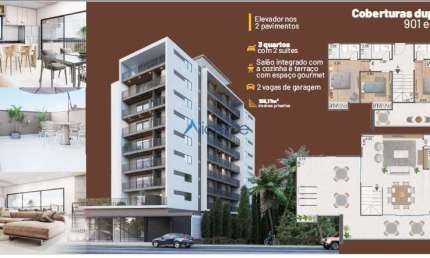 Linda Cobertura com 3 quartos, sendo dois suítes, no bairro que mais cresce em Juiz de Fora!