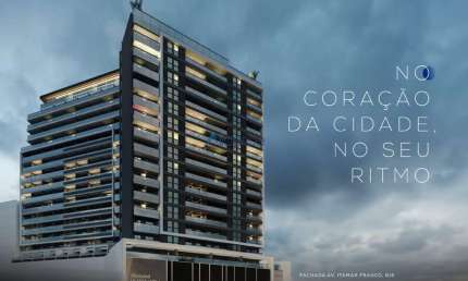 Studio Diamond Infinity, com área de lazer completa no Centro