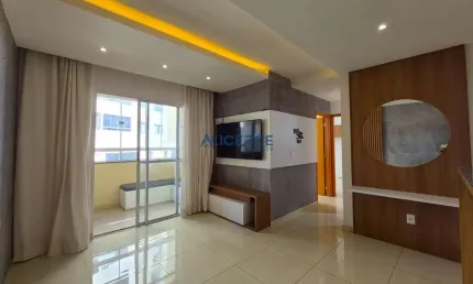 Apartamento de 02 quartos com suíte, garagem e elevador no quintas da avenida.