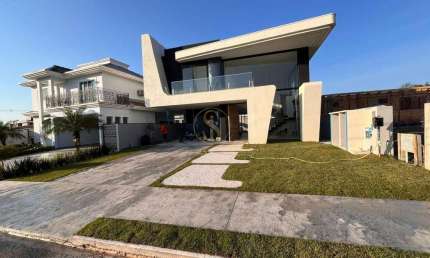 Casa em Condomínio para Venda em Camboriú, Santa Regina, 4 dormitórios, 4 suítes, 5 banheiros, 4 vagas