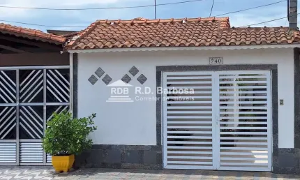 Casa 3 quartos, Maracanã, Praia Grande - R$ 380 mil, Cod: 179