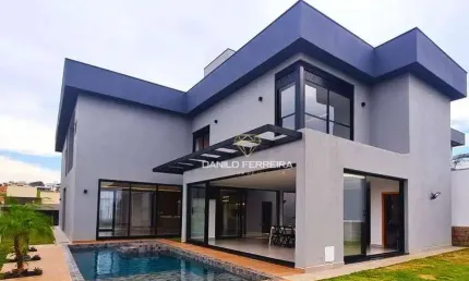 Casa com 5 dormitórios à venda, 513 m² por r$ 4.390.000,00 - condomínio campos de santo antônio - itu/sp