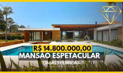 Casa com 6 dormitórios, 785 m² - venda por R$ 14.800.000,00 ou aluguel por R$ 62.801,00/mês - Terras de São José - Itu/SP