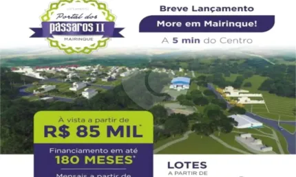 Terreno à venda na Milton Cardoso Leite, Jardim Vitória, Mairinque