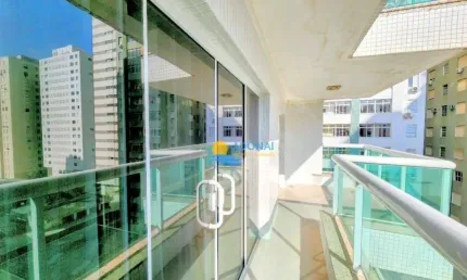 Apartamento com 3 dormitórios à venda, 145 m² por r$ 800.000,00 - pitangueiras - guarujá/sp
