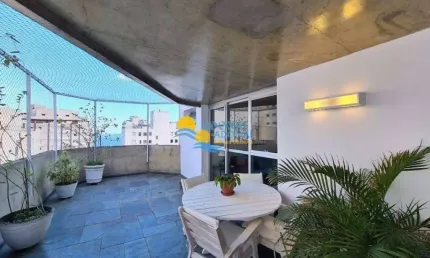 Apartamento com 3 dormitórios à venda, 140 m² por r$ 950.000,00 - pitangueiras - guarujá/sp