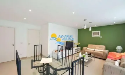 Apartamento com 3 dormitórios à venda, 135 m² por r$ 800.000,00 - pitangueiras - guarujá/sp