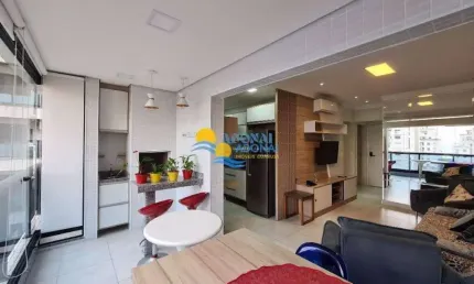 Apartamento com 2 dormitórios à venda, 65 m² por r$ 850.000,00 - pitangueiras - guarujá/sp