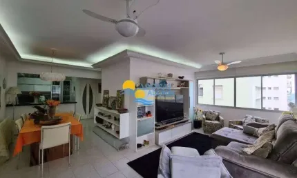 Apartamento com 3 dormitórios à venda, 130 m² por r$ 680.000,00 - pitangueiras - guarujá/sp