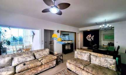 Apartamento com 3 dormitórios à venda, 134 m² por R$ 850.000,00 - Pitangueiras - Guarujá/SP