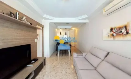 Apartamento com 3 dormitórios à venda, 90 m² por R$ 650.000,00 - Pitangueiras - Guarujá/SP