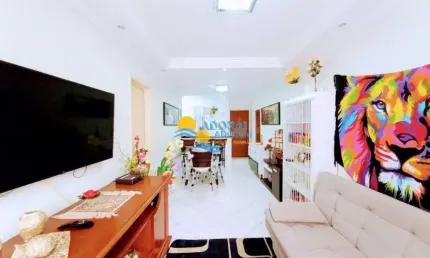 Apartamento com 2 dormitórios à venda, 60 m² por r$ 430.000,00 - pitangueiras - guarujá/sp