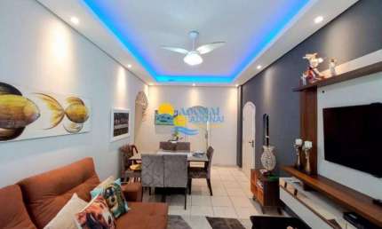 Apartamento com 3 dormitórios à venda, 85 m² por R$ 480.000,00 - Pitangueiras - Guarujá/SP