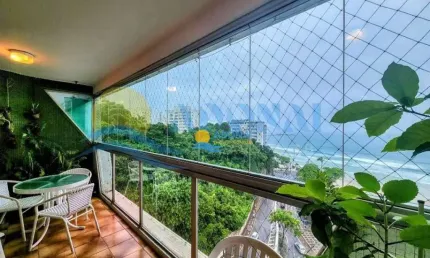 Apartamento com 3 dormitórios à venda, 140 m² por r$ 1.350.000,00 - jardim astúrias - guarujá/sp