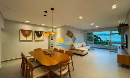 Apartamento com 3 dormitórios à venda, 150 m² por r$ 1.300.000,00 - jardim astúrias - guarujá/sp