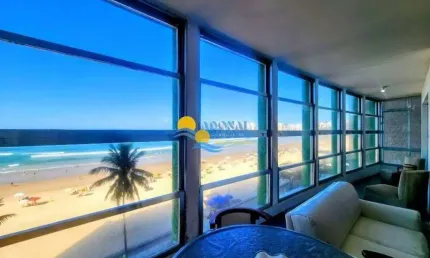 Apartamento com 4 dormitórios à venda, 220 m² por r$ 950.000,00 - pitangueiras - guarujá/sp