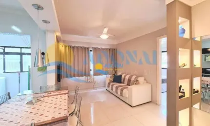 Apartamento com 2 dormitórios à venda, 70 m² por r$ 615.000,00 - tombo - guarujá/sp