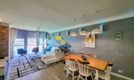 Oportunidade frente mar - apartamento com 4 dormitórios à venda, 160 m² por r$ 850.000 - pitangueiras - guarujá/sp
