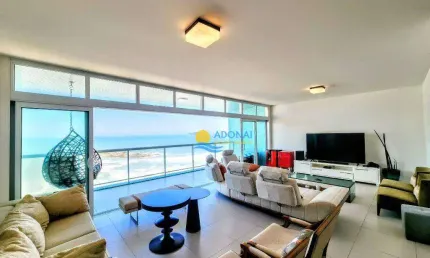 Apartamento com 4 dormitórios à venda, 195 m² por r$ 1.800.000,00 - pitangueiras - guarujá/sp