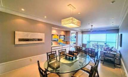 Apartamento com 4 dormitórios à venda, 210 m² por R$ 1.250.000,00 - Pitangueiras - Guarujá/SP