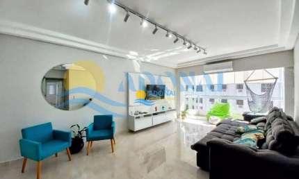 Apartamento com 3 dormitórios à venda, 110 m² por R$ 750.000,00 - Pitangueiras - Guarujá/SP