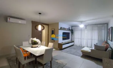 Apartamento com 3 dormitórios à venda, 137 m² por r$ 900.000,00 - pitangueiras - guarujá/sp