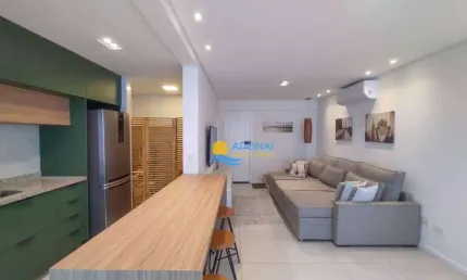 Apartamento à venda na Praia do Tombo, 2 Dormitórios, 2 Vagas.