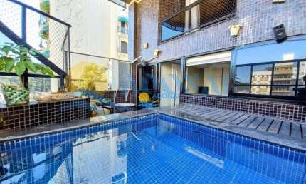 Cobertura com 4 dormitórios à venda, 300 m² por R$ 2.000.000,00 - Pitangueiras - Guarujá/SP