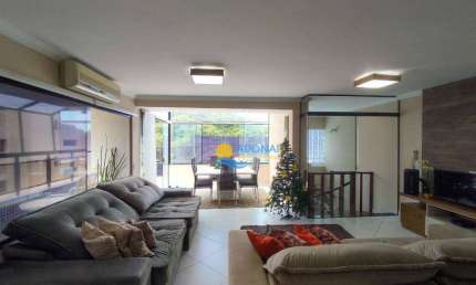 Cobertura com 3 dormitórios à venda, 180 m² por R$ 1.100.000,00 - Pitangueiras - Guarujá/SP