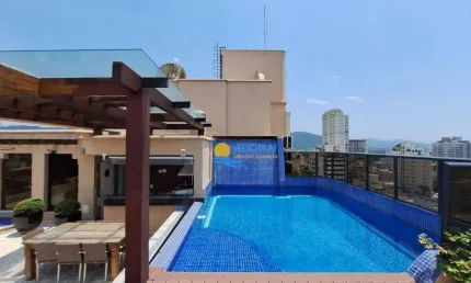 Cobertura com 5 dormitórios à venda, 333 m² por r$ 1.650.000,00 - enseada - guarujá/sp