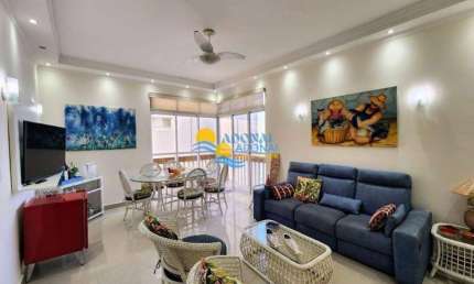Apartamento com 3 dormitórios à venda, 100 m² por R$ 750.000,00 - Pitangueiras - Guarujá/SP