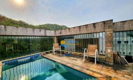 Cobertura com 3 dormitórios à venda, 184 m² por R$ 900.000,00 - Pitangueiras - Guarujá/SP