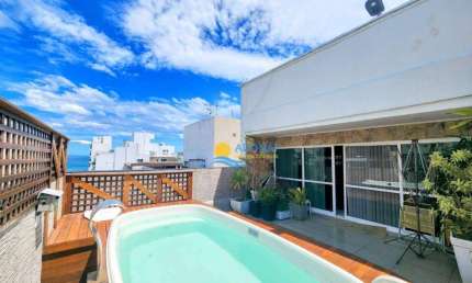 Cobertura com 3 dormitórios à venda, 320 m² por R$ 1.800.000,00 - Pitangueiras - Guarujá/SP