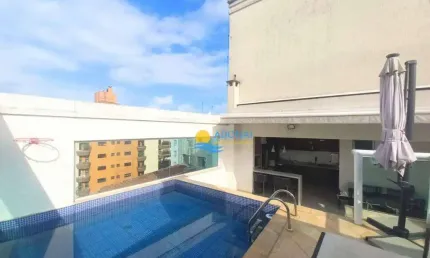 Cobertura com 2 dormitórios à venda, 150 m² por R$ 1.200.000,00 - Pitangueiras - Guarujá/SP