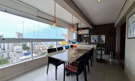 Apartamento com 3 dormitórios à venda, 112 m² por r$ 1.180.000,00 - jardim astúrias - guarujá/sp