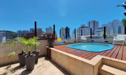 Cobertura com 2 dormitórios à venda, 160 m² por R$ 930.000,00 - Jardim Astúrias - Guarujá/SP