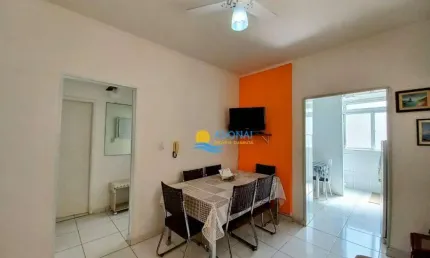 Apartamento com 2 dormitórios à venda, 60 m² por r$ 410.000,00 - pitangueiras - guarujá/sp