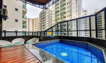 Apartamento com 5 dormitórios à venda, 285 m² por r$ 1.790.000,00 - pitangueiras - guarujá/sp