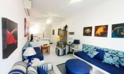 Apartamento com 2 dormitórios à venda, 95 m² por R$ 475.000,00 - Pitangueiras - Guarujá/SP
