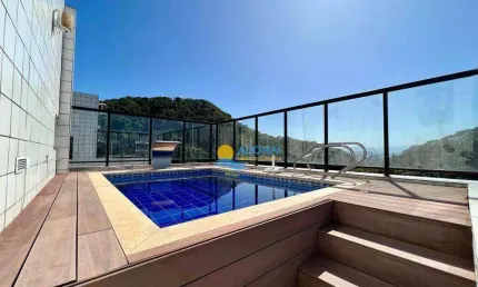 Cobertura com 4 dormitórios à venda, 280 m² por R$ 2.100.000,00 - Pitangueiras - Guarujá/SP